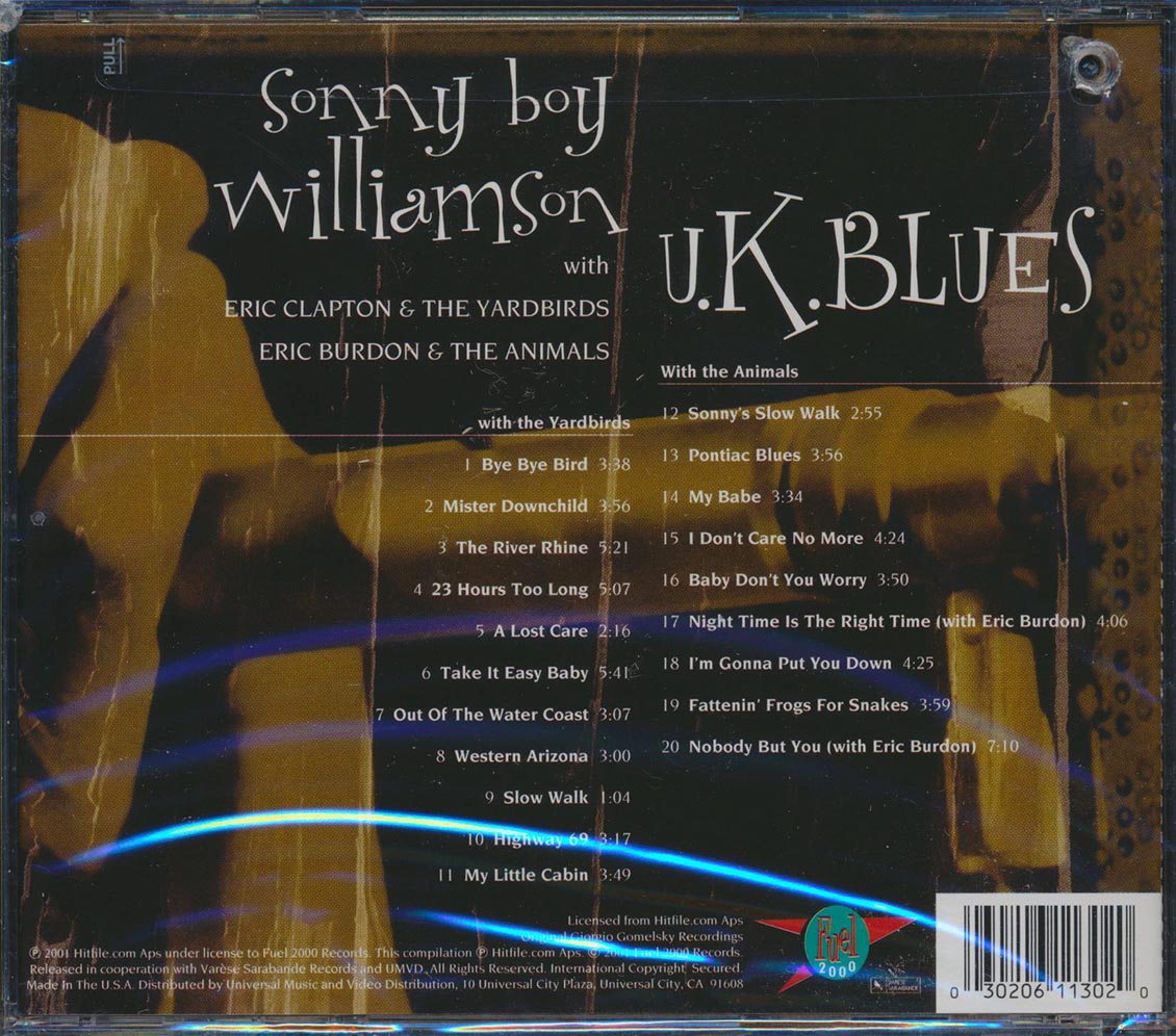 Sonny Boy Williamson, Eric Clapton & The Yardbirds - UK Blues (marked/ltd stock) (remastered)