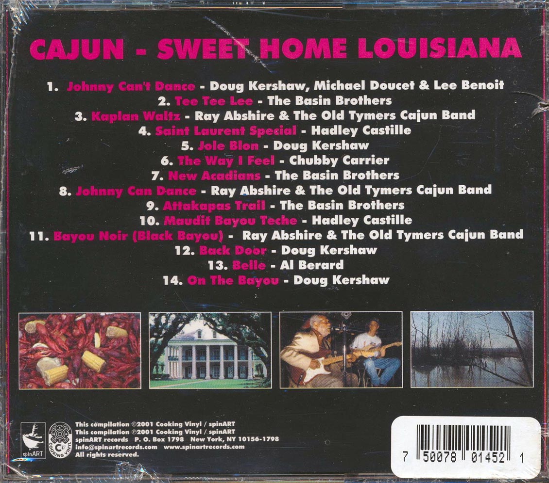 Doug Kershaw, The Basin Brothers, Etc. - Cajun: Sweet Home Louisiana, International Music Series (2xCD) (marked/ltd stock)