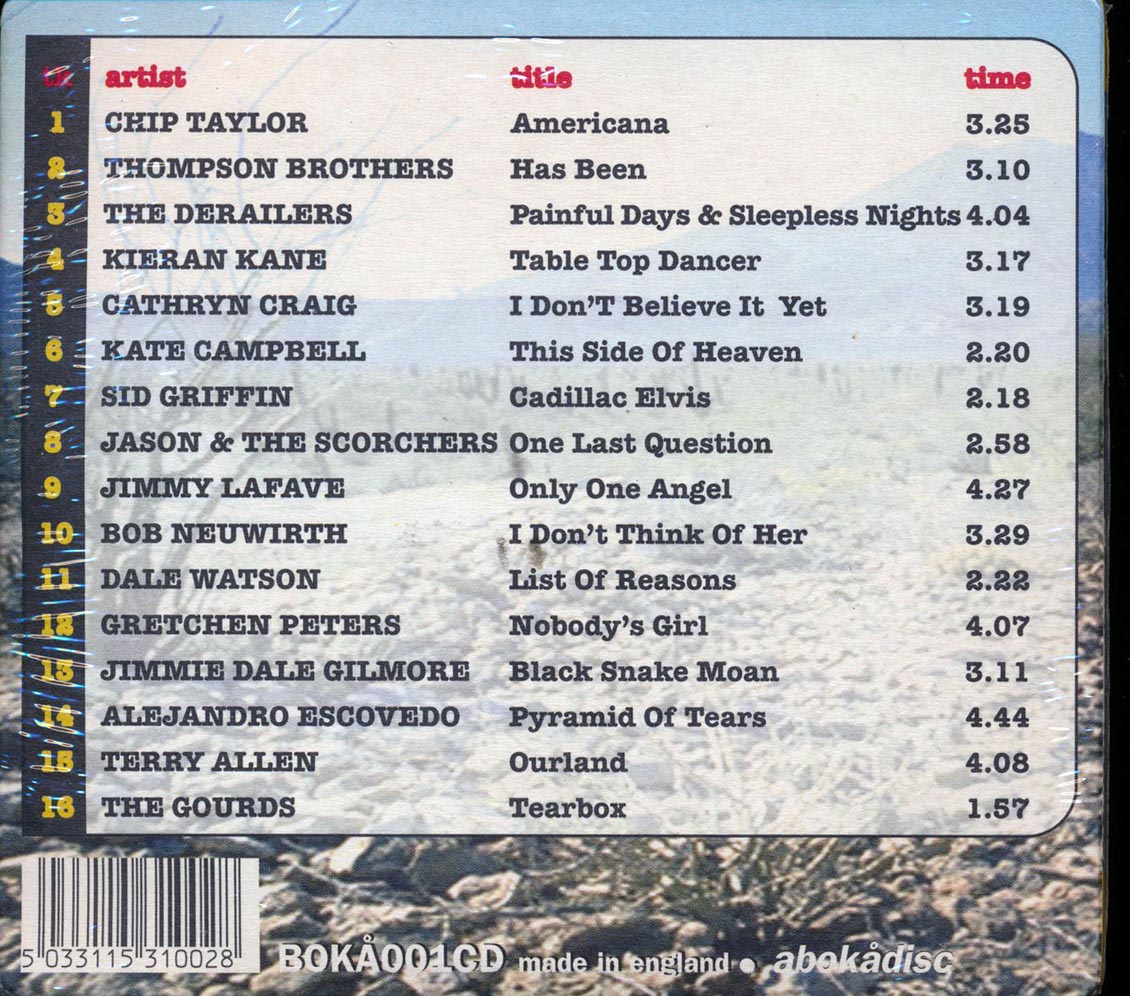 Jimmie Dale Gilmore, The Derailers, Kate Campbell, Etc. - Viva Americana (incl. large booklet)