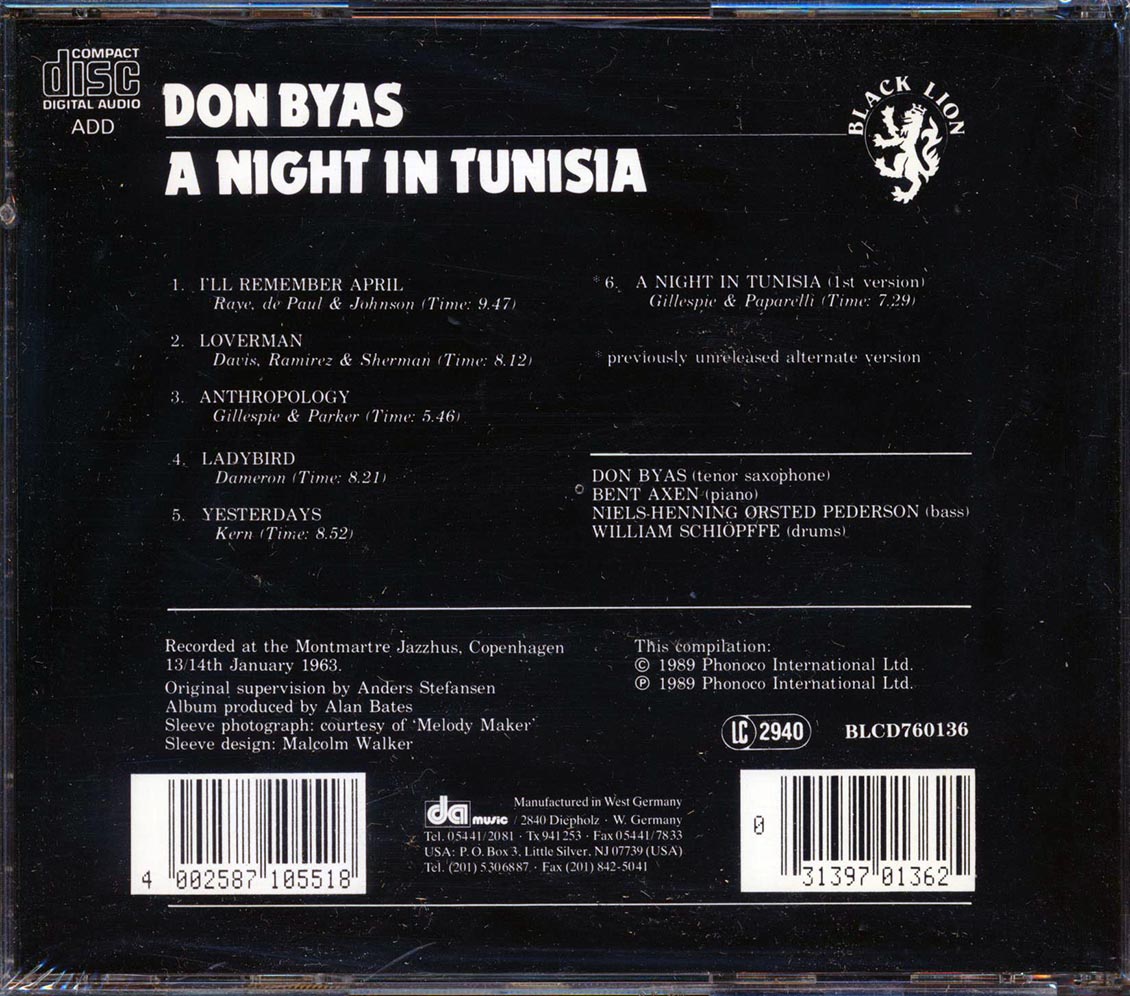 Don Byas - A Night In Tunisia