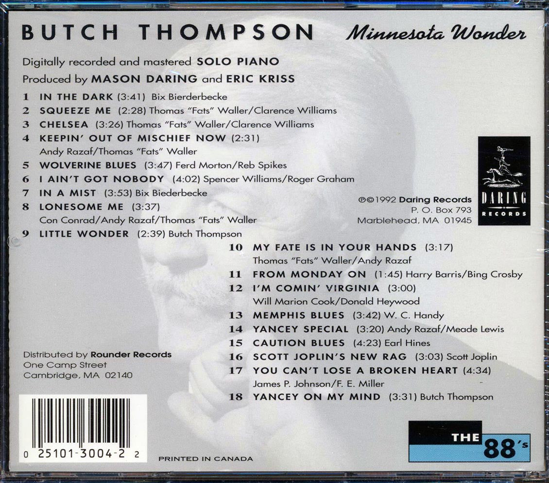 Butch Thompson - Minnesota Wonder