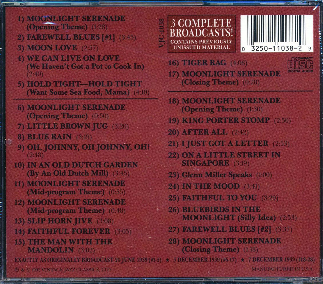 Glenn Miller & His Orchestra - Little Brown Jug: The Sustaining Remote Broadcasts Volume 3