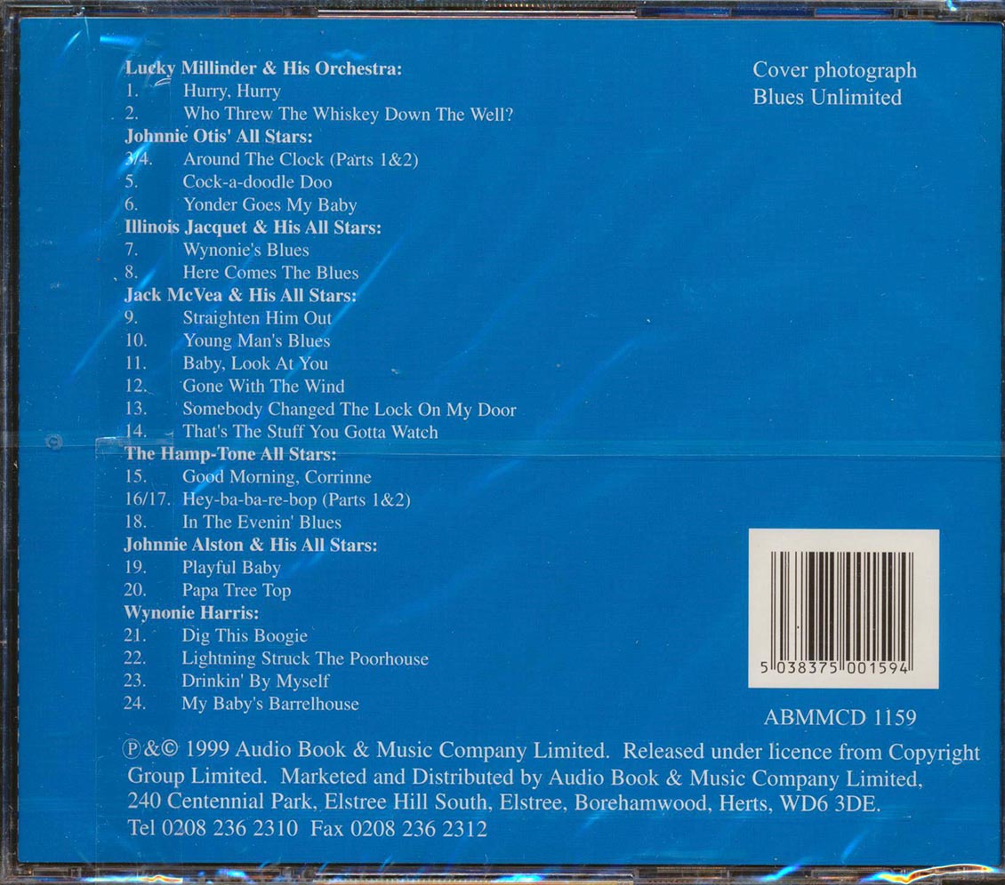 Wynonie Harris, Johnny Otis, Lucky Millinder & His Orchestra, Etc. - Jump Blues Magic (24 tracks)