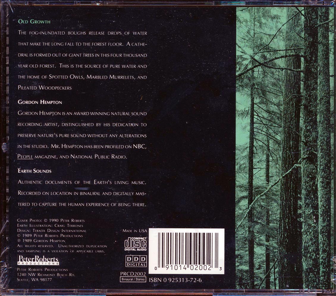 Gordon Hempton - Old Growth: Earth Sounds Documents Of Earth's Living Music
