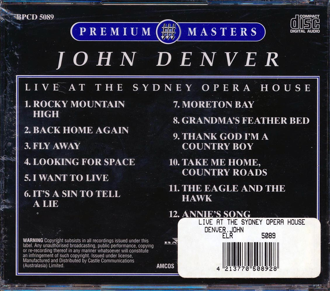 John Denver - Live At The Sydney Opera House