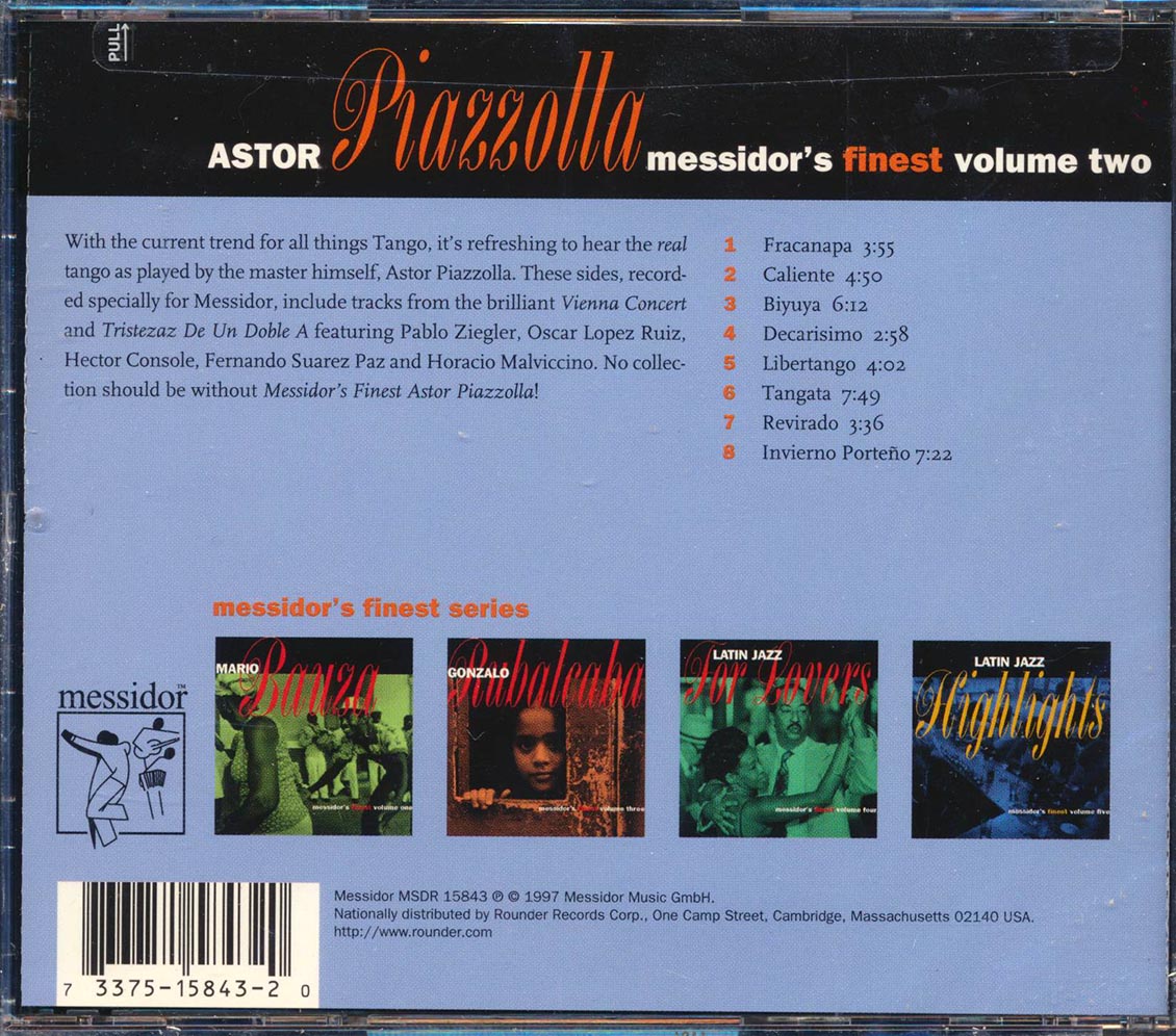 Astor Piazzolla - Messidor's Finest Volume 2 (marked/ltd stock)
