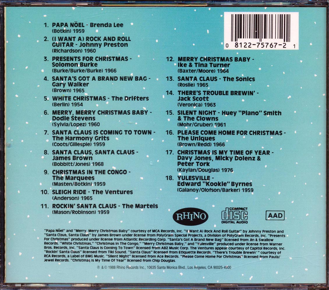 Ike & Tina Turner, Solomon Burke, James Brown, Etc. - The Best Of Cool Yule: A Collection Of Rockin' Stocking Stuffers (marked/ltd stock)