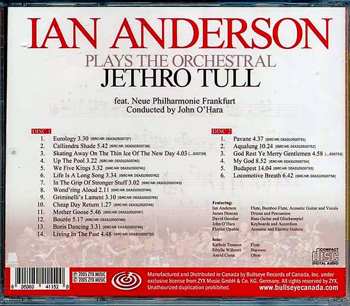 Ian Anderson - Ian Anderson Plays The Orchestral Jethro Tull (2xCD)