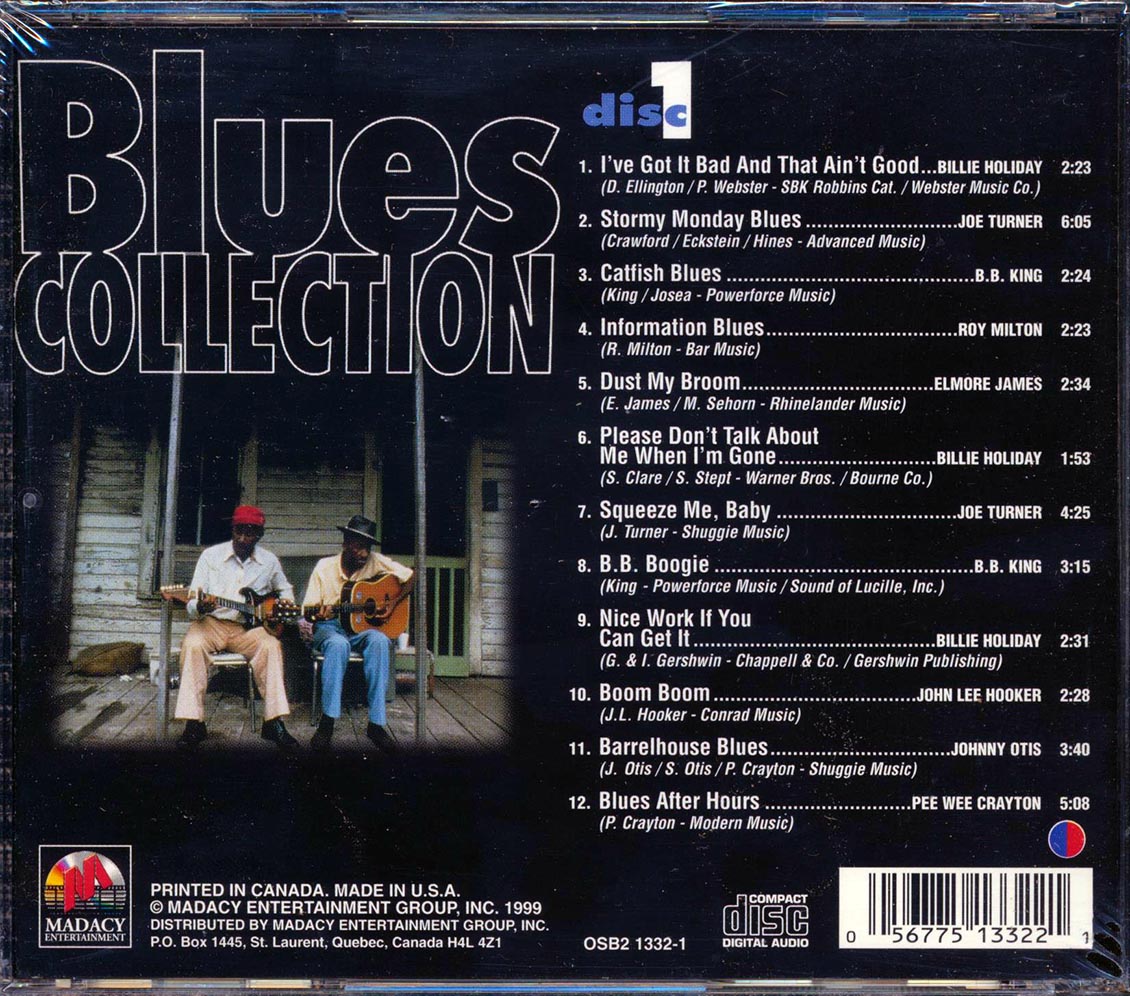 Billie Holiday, Ray Charles, John Lee Hooker, Etc. - Blues Collection 1