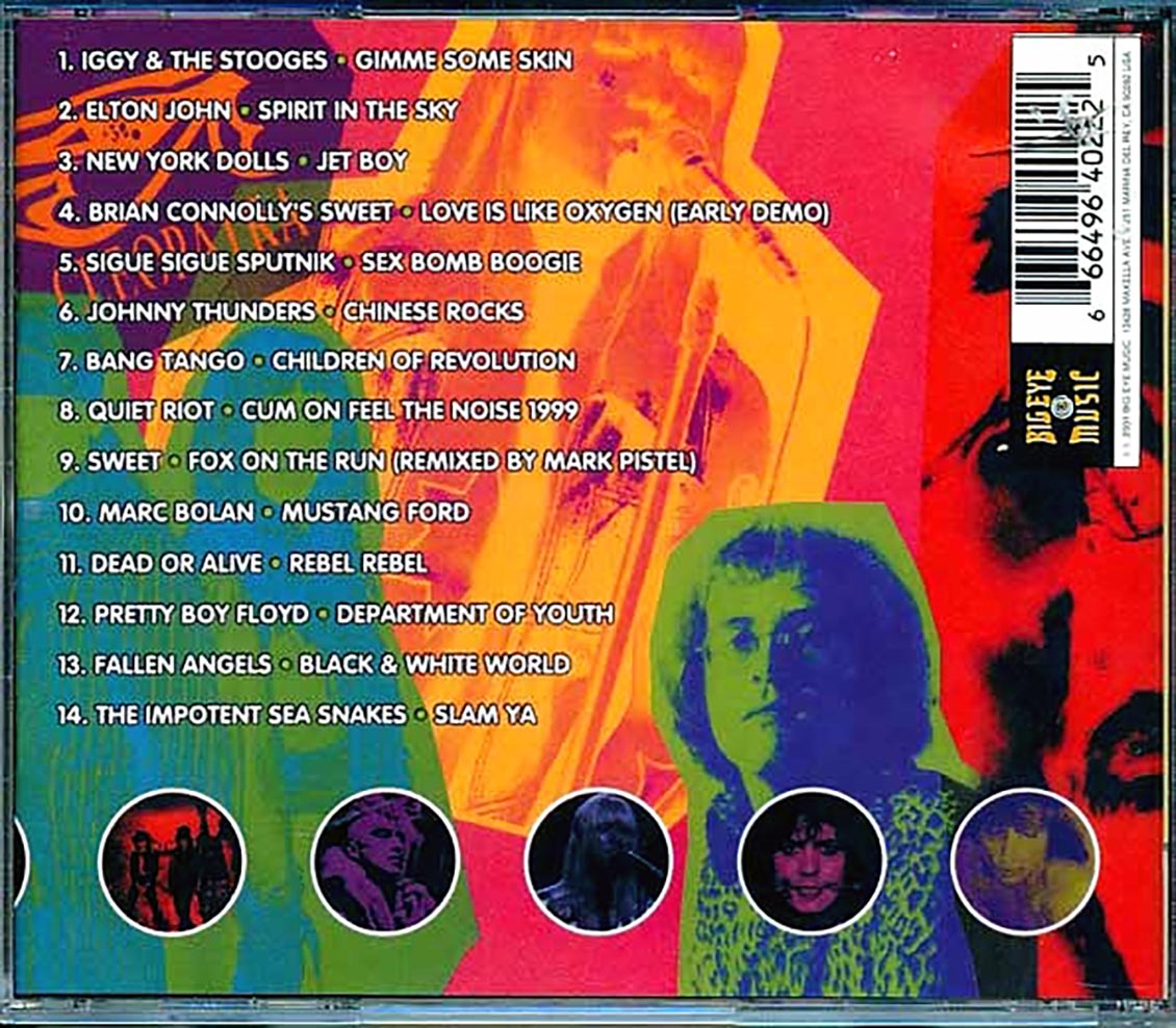 Elton John, Iggy & The Stooges, Quiet Riot, Etc. - Glam Goldmine (marked/ltd stock)