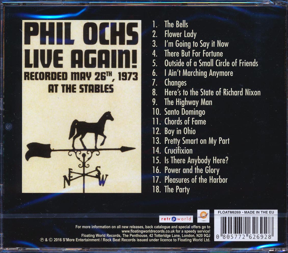 Phil Ochs - Live Again!