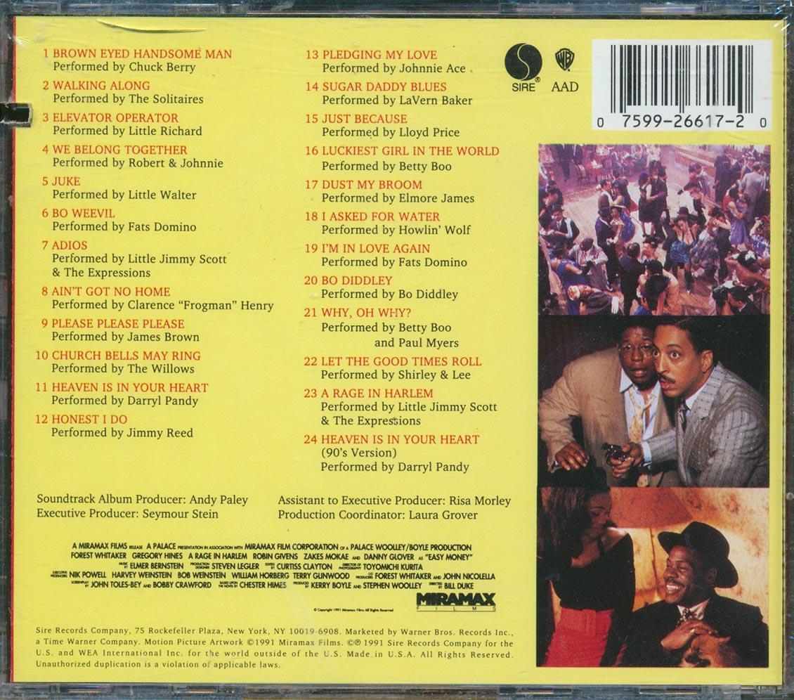 Fats Domino, Little Richard, Chuck Berry, Etc. - Music From The Film A Rage In Harlem (24 tracks)