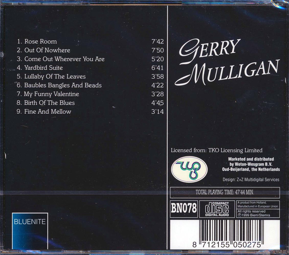 Gerry Mulligan - My Funny Valentine