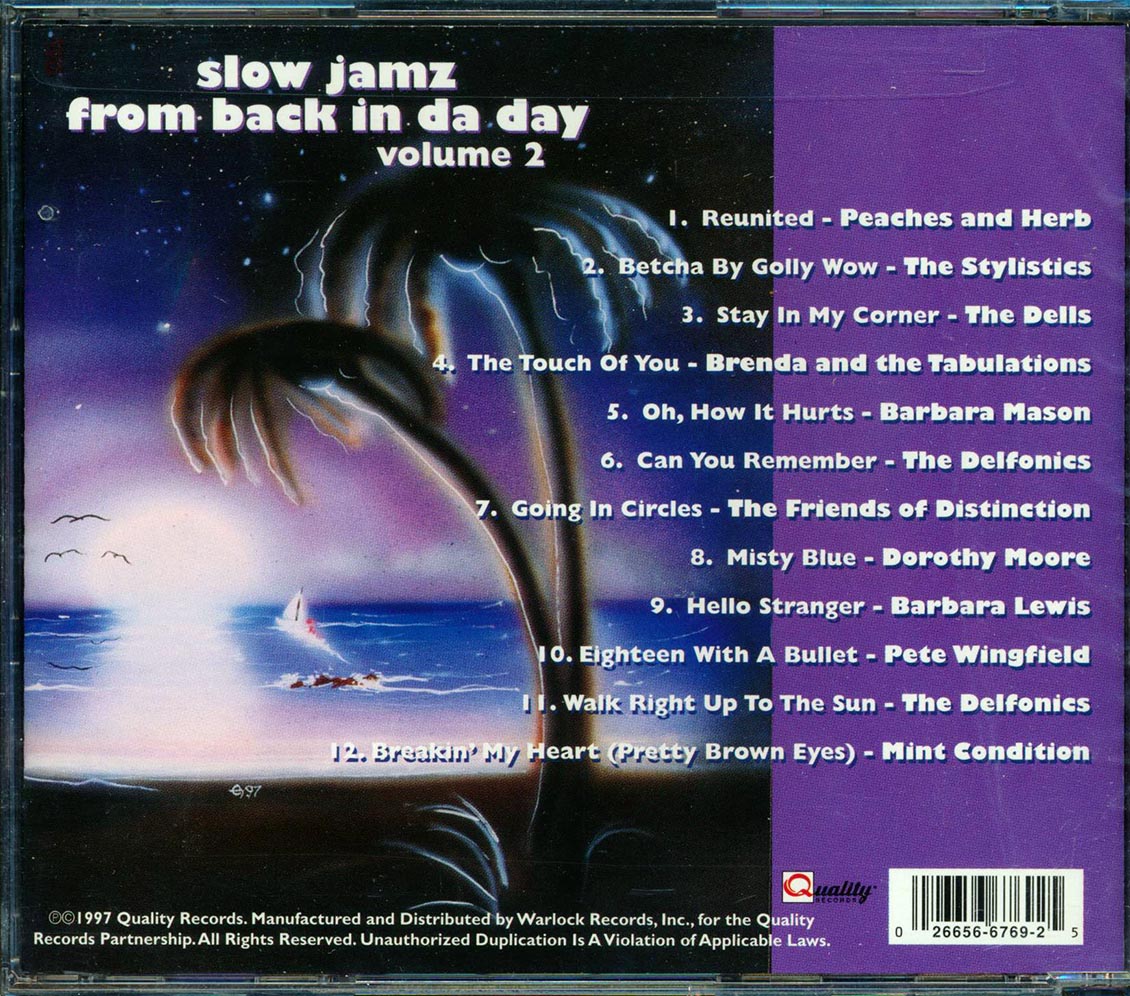Peaches & Herb, The Delfonics, The Dells, Etc. - Slow Jamz From Back In Da Dayz 2