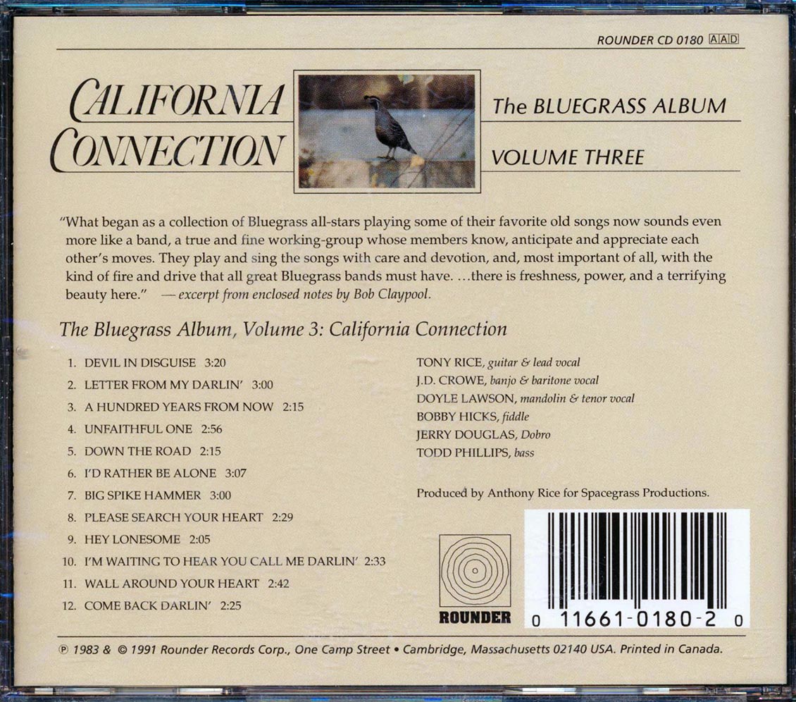 Bluegrass Album Band - The Bluegrass Album Volume 3: California Connection (marked/ltd stock)