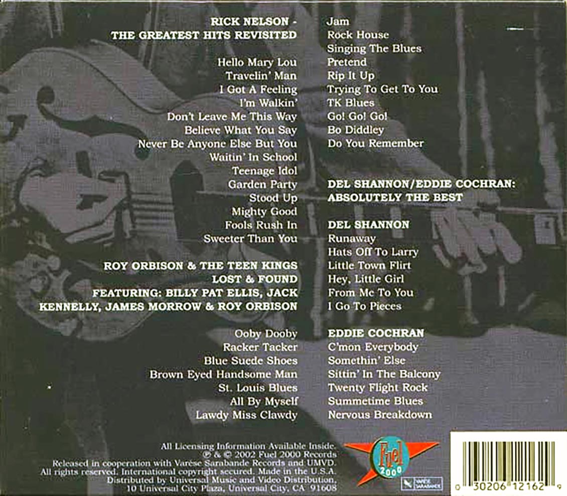Rick Nelson, Del Shannon, Eddie Cochran, Etc. - Rock N Roll Box (43 tracks) (3xCD)