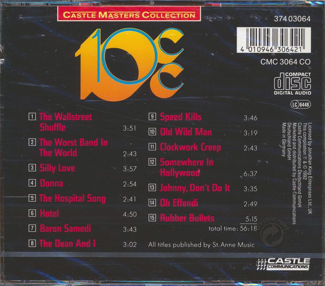 10CC - 10CC Castle Masters Collection