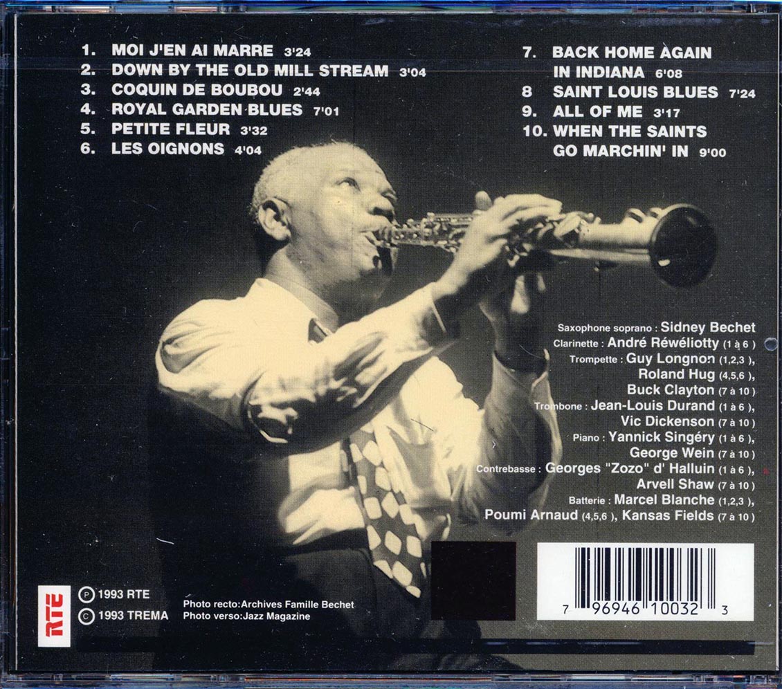 Sidney Bechet - En Concert Avec Europe1: 27 May 1957, 17 July 1958, 29 July 1958, 3 August 1958
