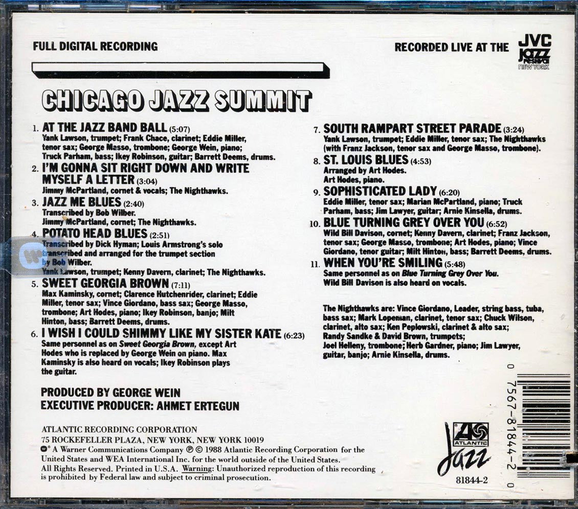 Various - Chicago Jazz Summit (marked/ltd stock)