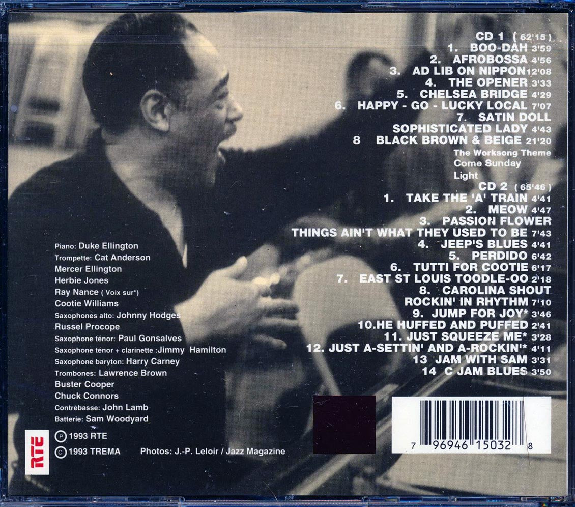 Duke Ellington & His Orchestra - En Concert Avec Europe 1: Theater Des Champs Elysees 29-30 Janvier 1965 (22 tracks) (2xCD)