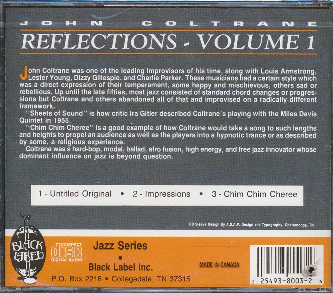 John Coltrane - Reflections (marked/ltd stock)