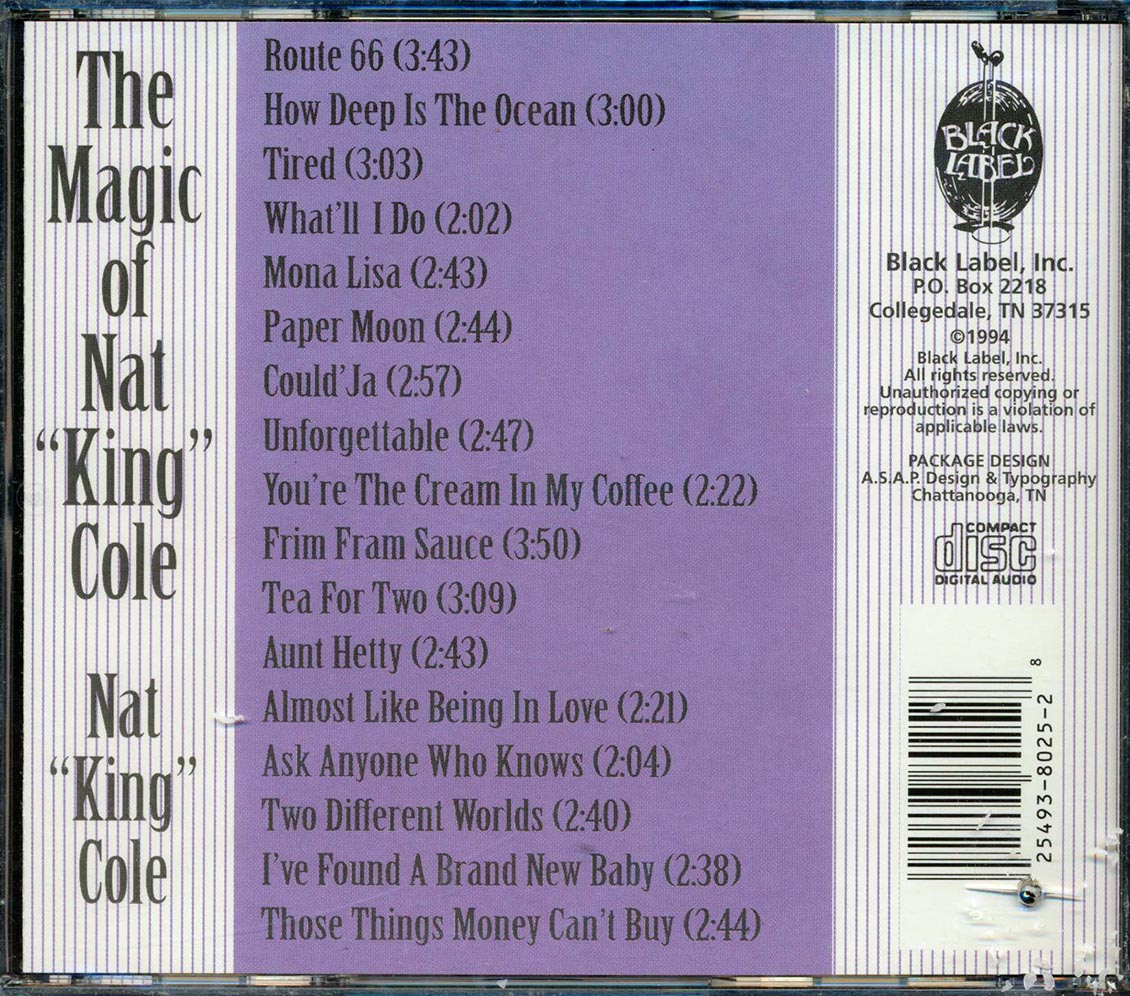 Nat King Cole - The Magic Of Nat King Cole (marked/ltd stock)