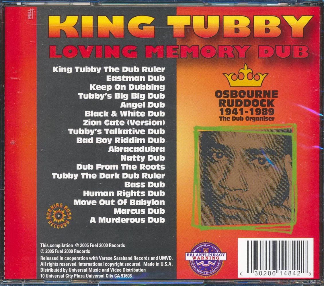 King Tubby - Loving Memory Dub (marked/ltd stock)