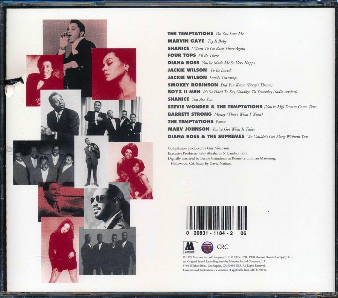 Diana Ross, The Temptations, The Four Tops, Smokey Robinson, Etc. - A Tribute To Berry Gordy: The Music, The Magic, The Memories Of Motown (marked/ltd stock)