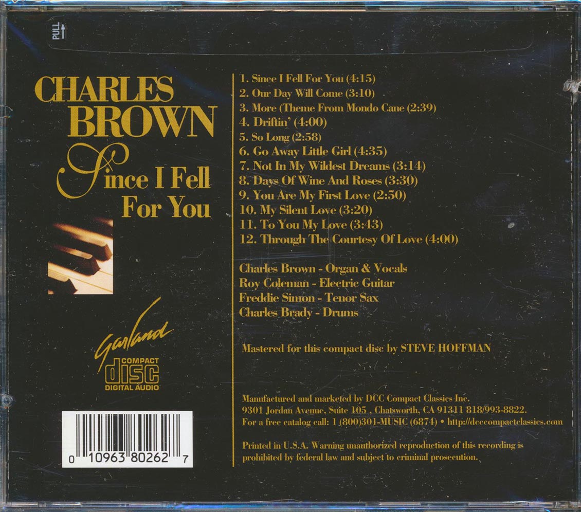 Charles Brown - Since I Fell For You (stereo) (marked/ltd stock) (remastered)