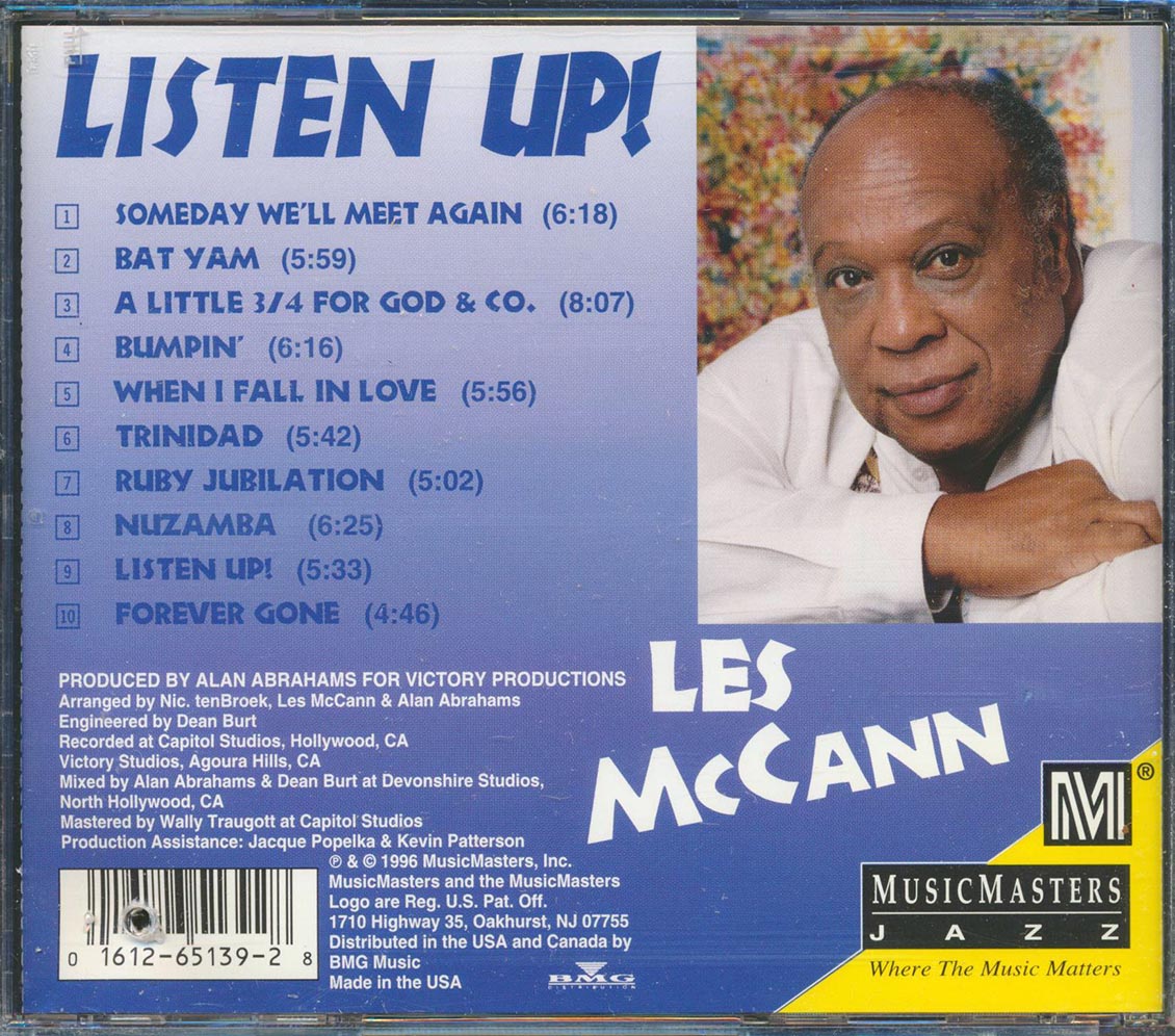 Les McCann - Listen Up! (marked/ltd stock)