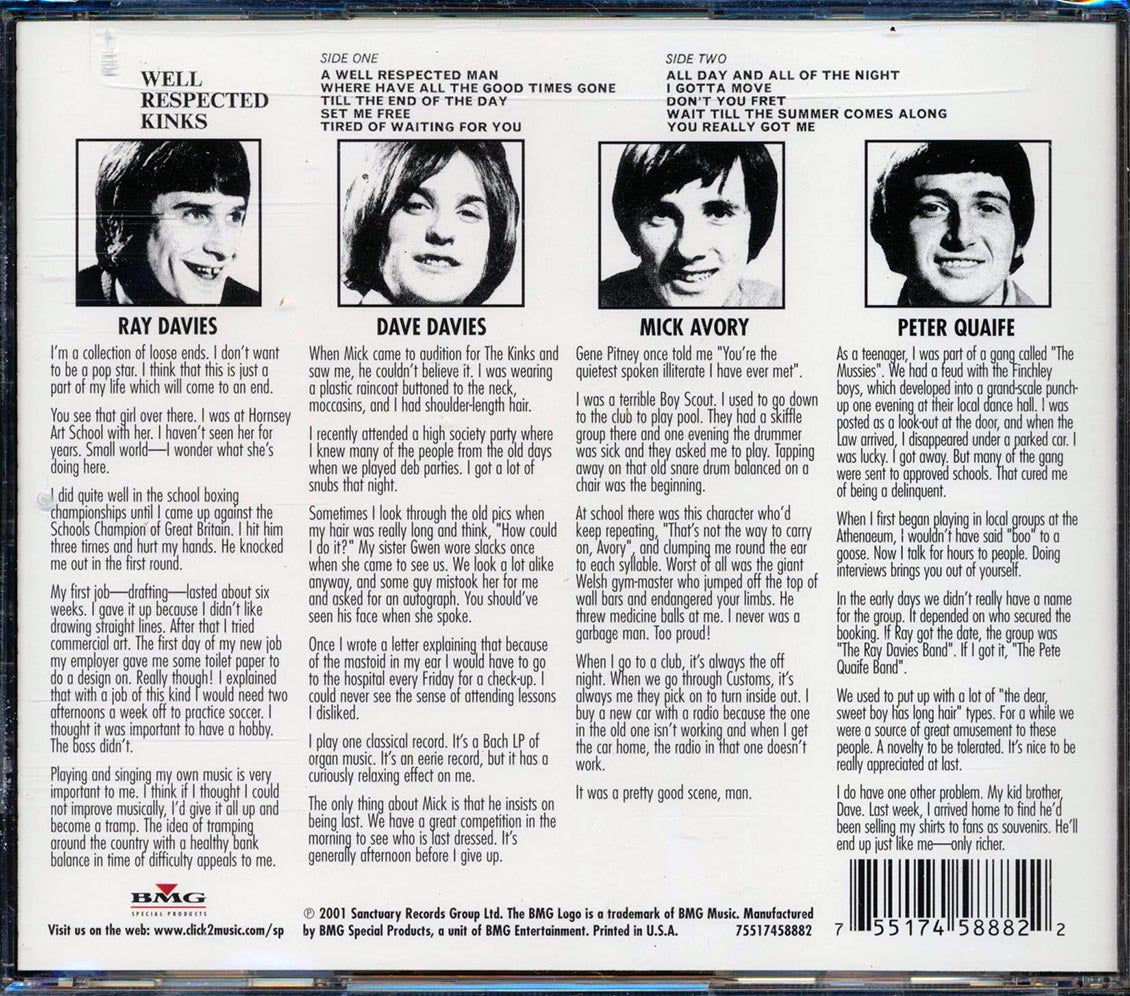 The Kinks - Well Respected Kinks
