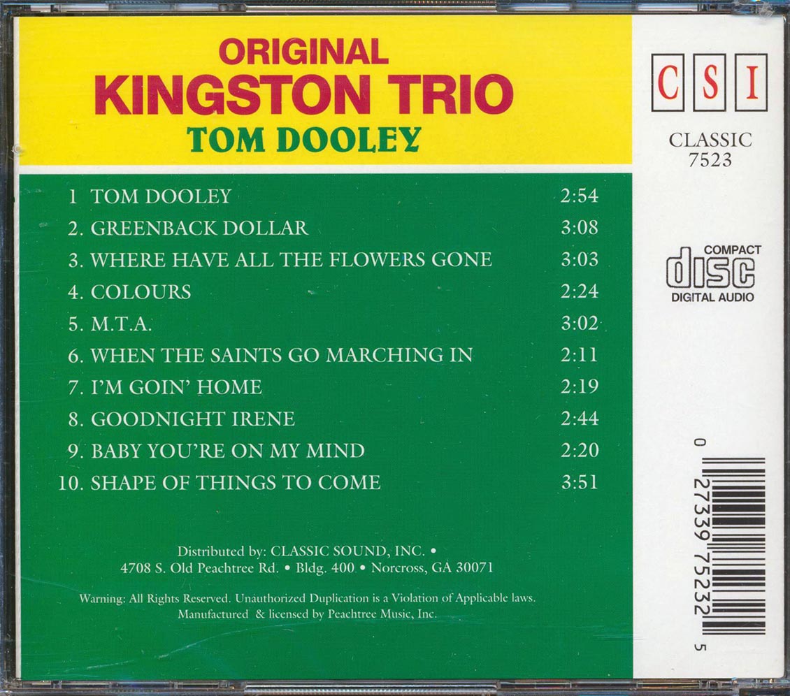 Kingston Trio - Greatest Hits