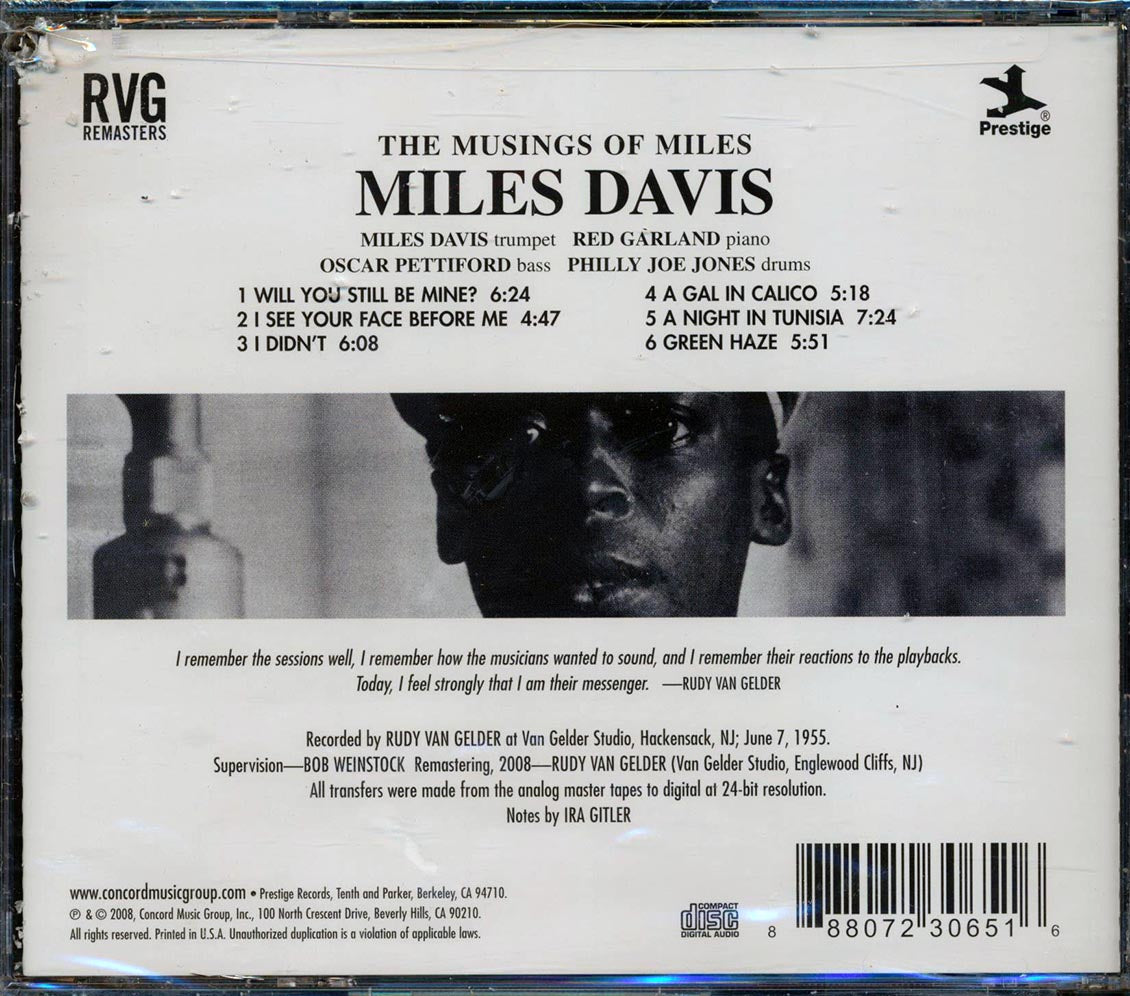 Miles Davis - The Musings Of Miles (marked/ltd stock)