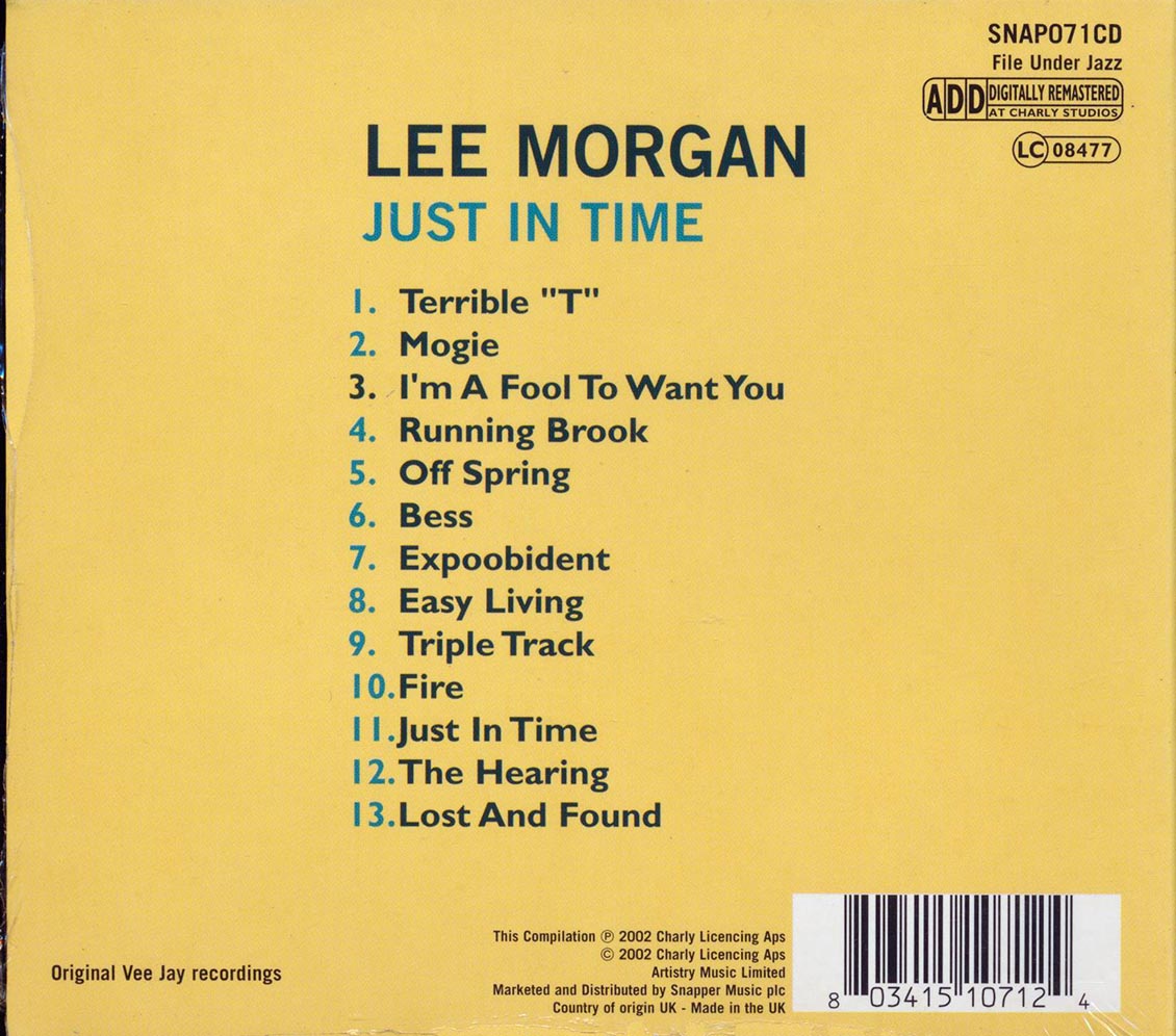 Lee Morgan - Just In Time