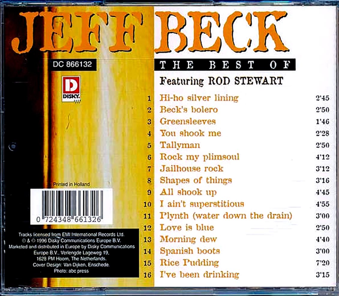 Jeff Beck - Best Of Jeff Beck