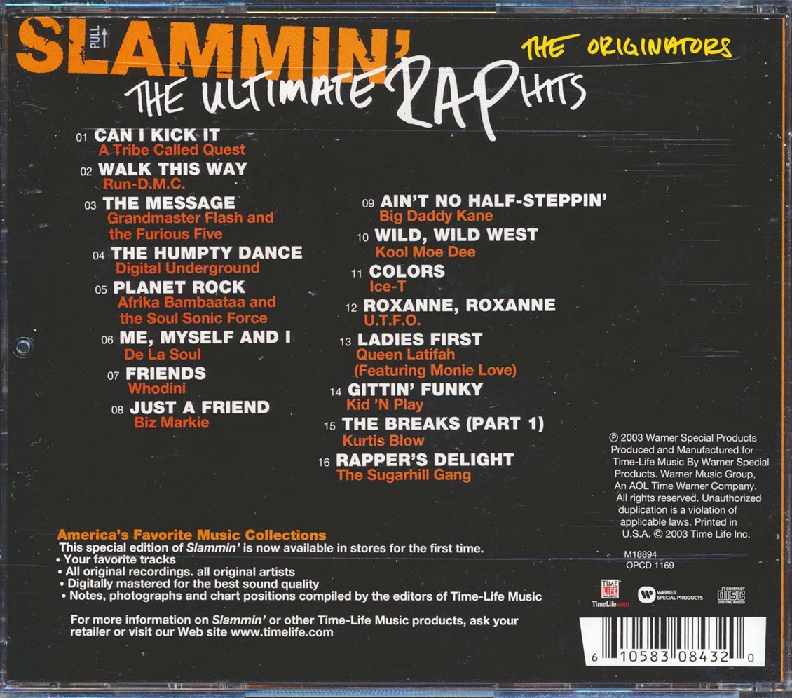 Ice-T, Big Daddy Kane, Digital Underground, De La Soul, Etc. - Slammin': The Ultimate Rap Hits, The Originators