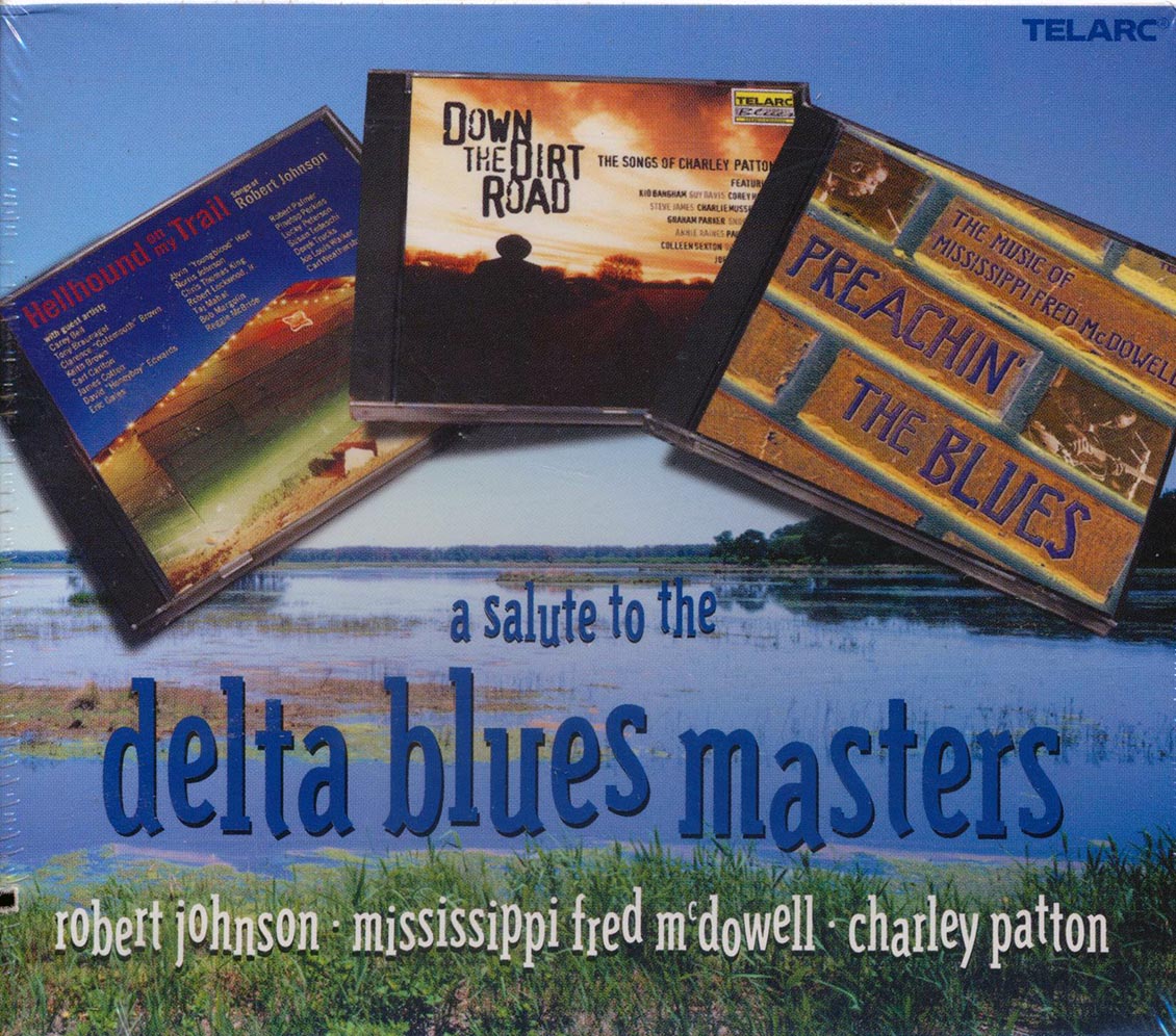 Robert Johnson, Mississippi Fred McDowell, Charley Patton, Etc. - A Salute To Delta Blues Masters (40 tracks) (3xCD) (marked/ltd stock)