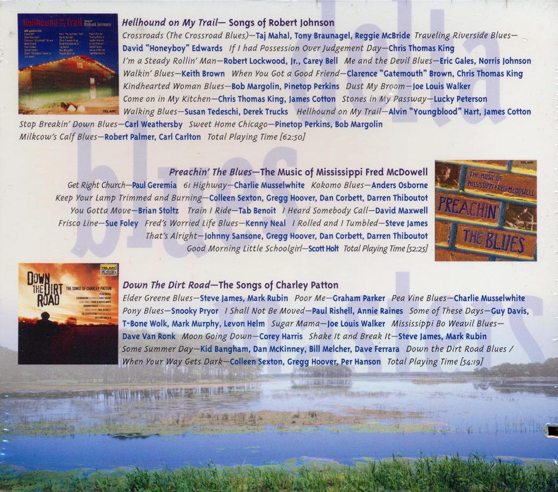 Robert Johnson, Mississippi Fred McDowell, Charley Patton, Etc. - A Salute To Delta Blues Masters (40 tracks) (3xCD) (marked/ltd stock)