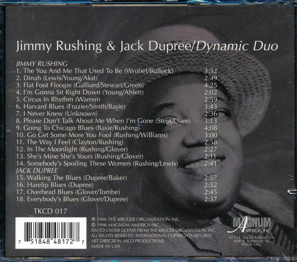 Jimmy Rushing, Jack Dupree - Dynamic Duo (marked/ltd stock)