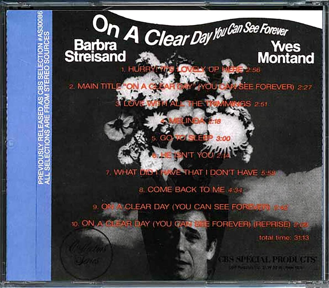 Barbra Streisand, Yves Montand - On A Clear Day You Can See Forever