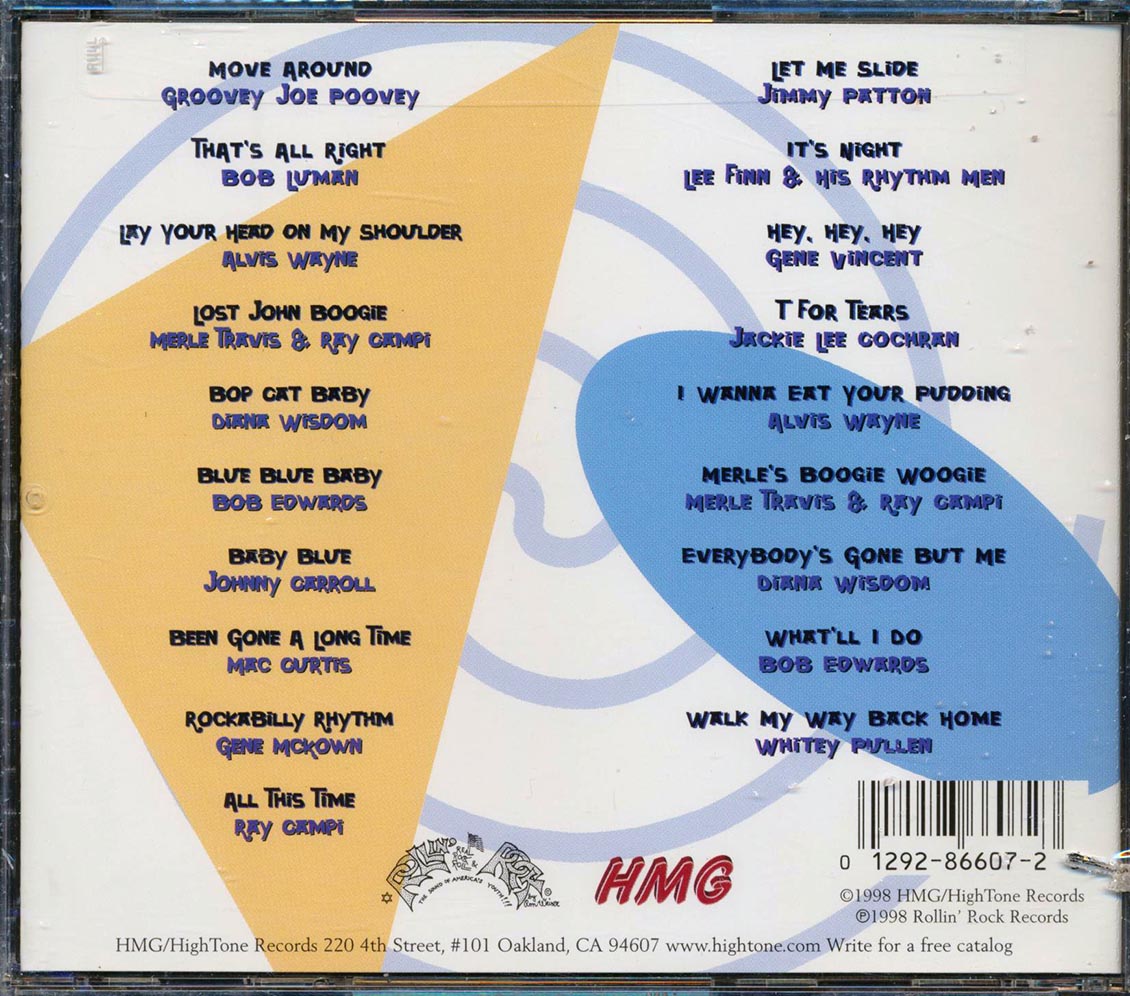 Gene Vincent, Groovey Joe Poovey, Whitey Pullen, Etc. - Cat Music (marked/ltd stock)