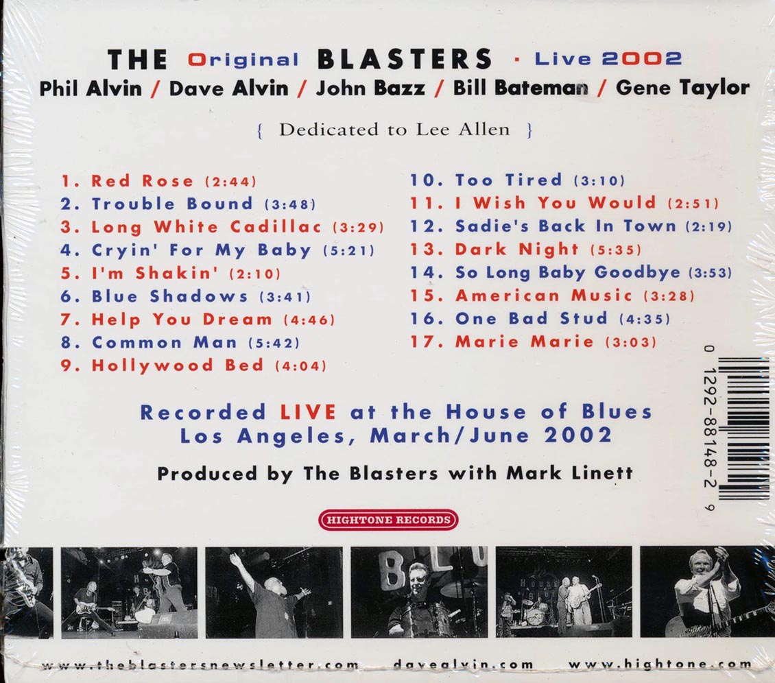 The Blasters - Trouble Bound: Live 2002 (marked/ltd stock)