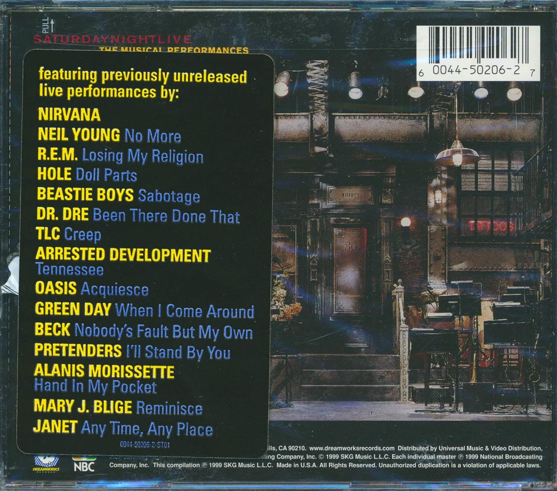 Nirvana, Neil Young, REM, Hole, Dr. Dre, Beck, Green Day, Etc. - SNL 25: Saturday Night Live Musical Performances Volume 2
