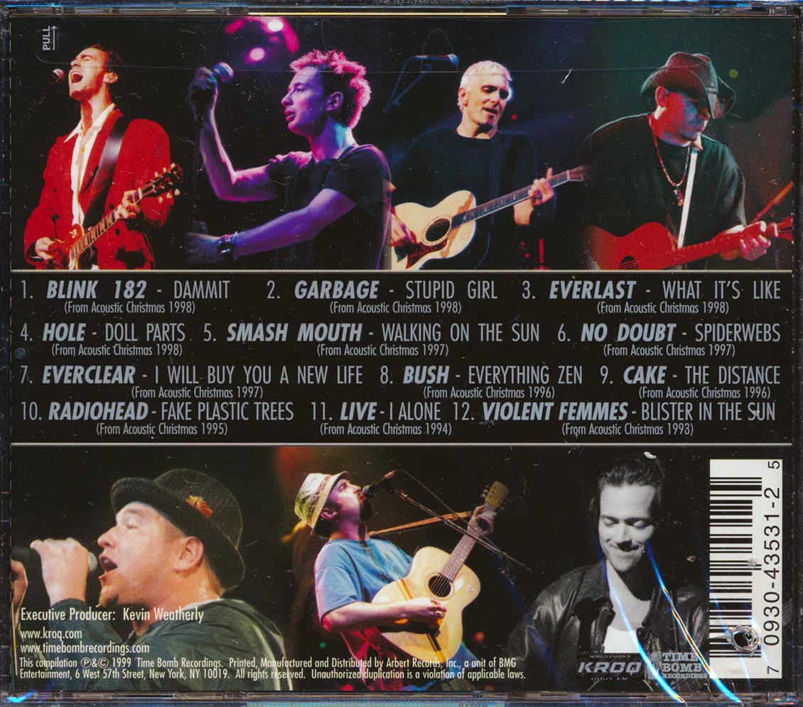 Blink 182, Everclear, Violent Femmes, Garbage, Smash Mouth, Etc. - The Best Of KROQ Almost Acoustic Christmas (marked/ltd stock)