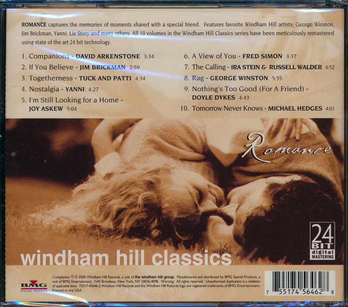 Yanni, Jm Brinkman, Fred Simon, Etc. - Romance: Windham Hill Classics (remastered) (24-bit mastering)