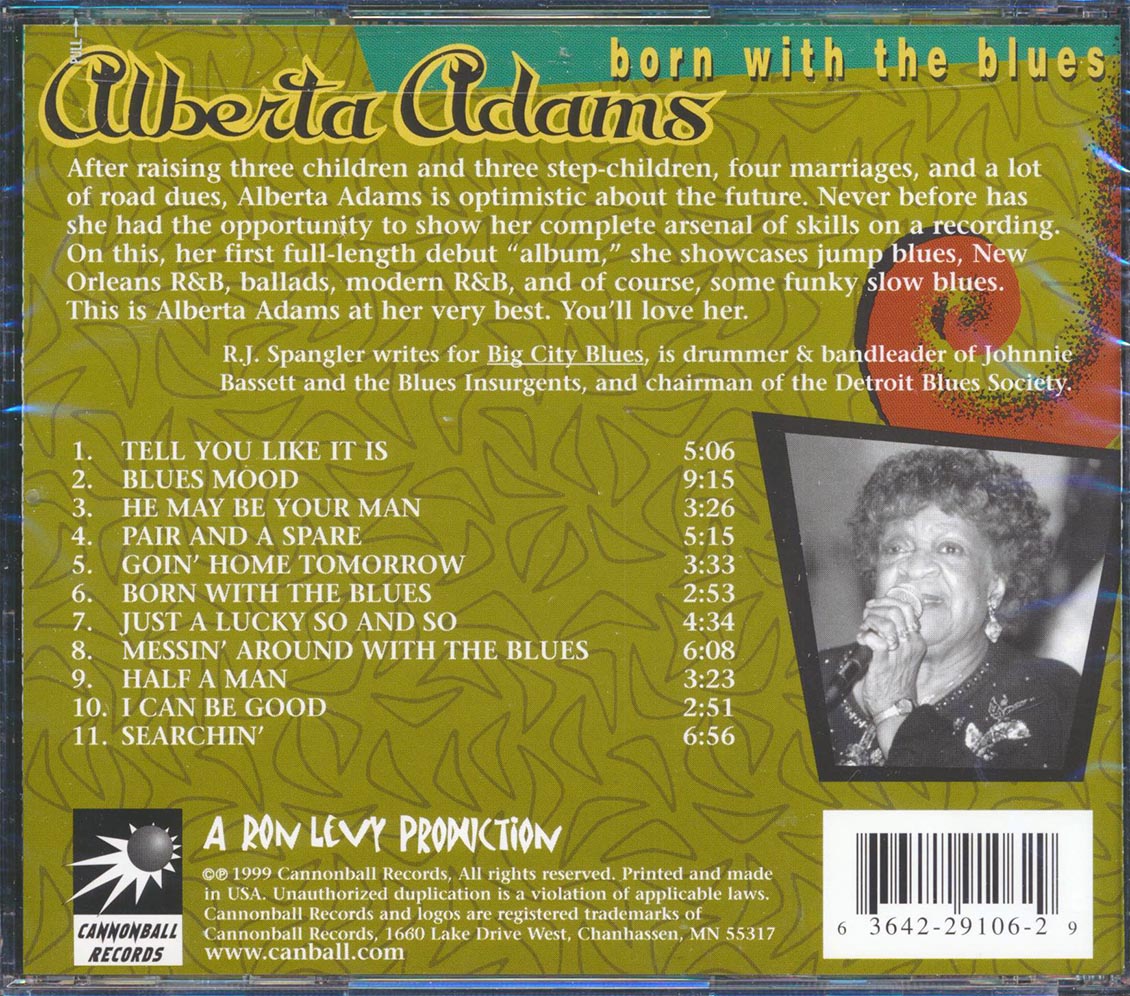 Alberta Adams - Born With The Blues
