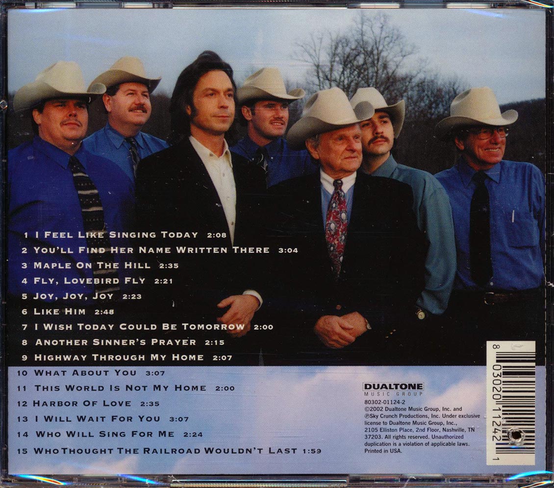 Jim Lauderdale, Ralph Stanley & The Clinch Mountain Boys - I Feel Like Singing Today (marked/ltd stock)