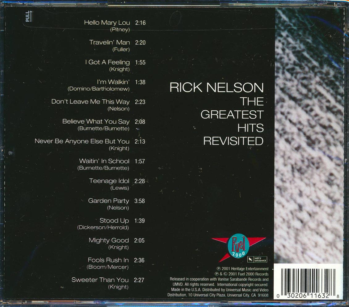 Rick Nelson - The Greatest Hits Revisited (marked/ltd stock)