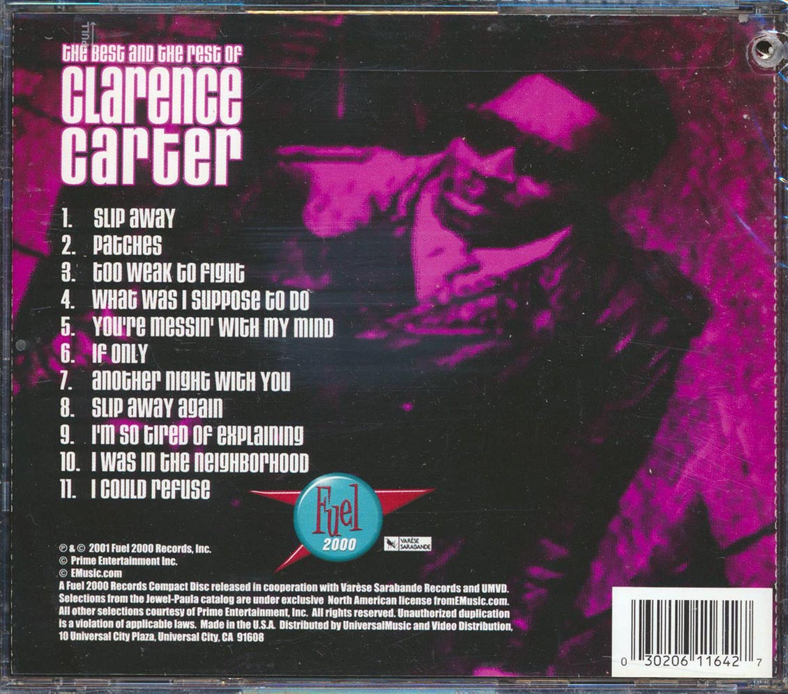 Clarence Carter - The Best And The Rest Of Clarence Carter (marked/ltd stock)