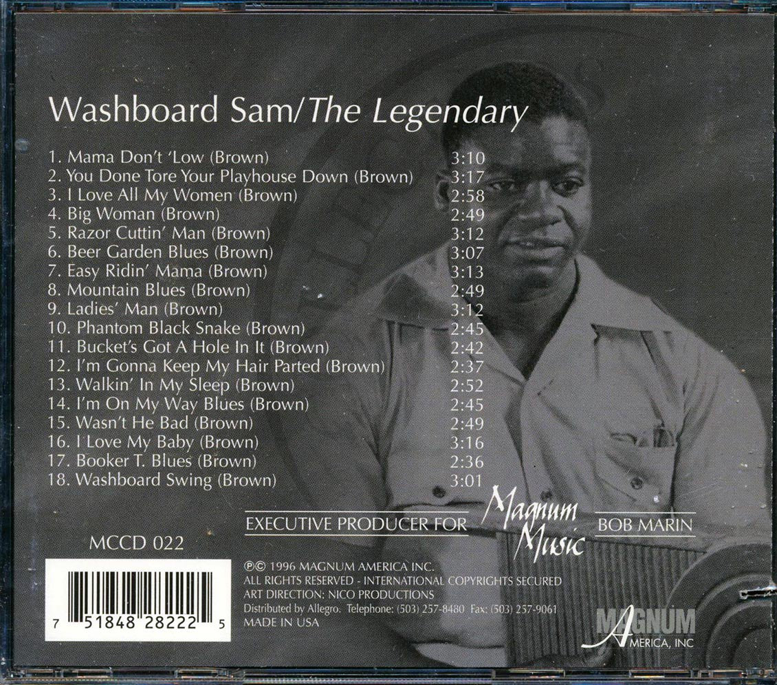 Washboard Sam - The Legendary Washboard Sam (marked/ltd stock)